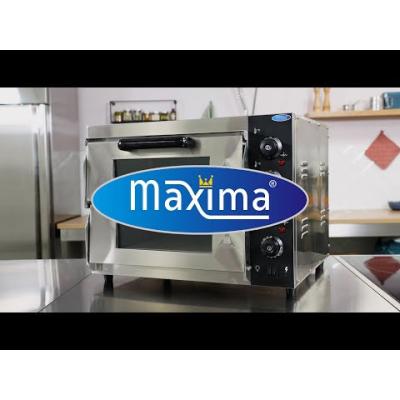 Dvoupatrová trouba na pizzu - vhodná pro 2 x 40 cm | MAXIMA 09362155