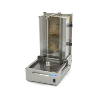 MAXIMA 09370205 | Plynový gril na kebab - 2 hořáky - 20 kg masa