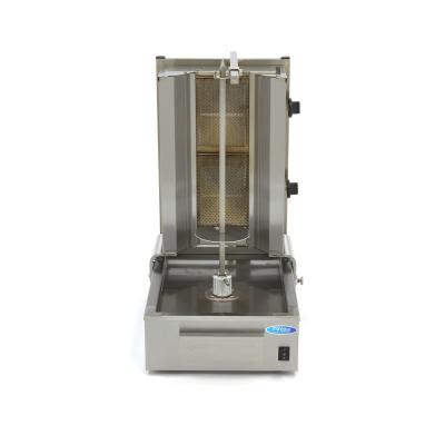 Plynový gril na kebab - 2 hořáky - 20 kg masa | MAXIMA 09370205