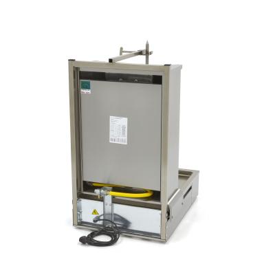 Plynový gril na kebab - 3 hořáky - 40 kg masa | MAXIMA 09370210