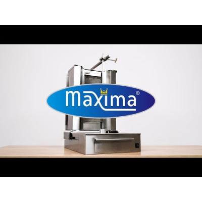 Plynový gril na kebab - 3 hořáky - 40 kg masa | MAXIMA 09370210