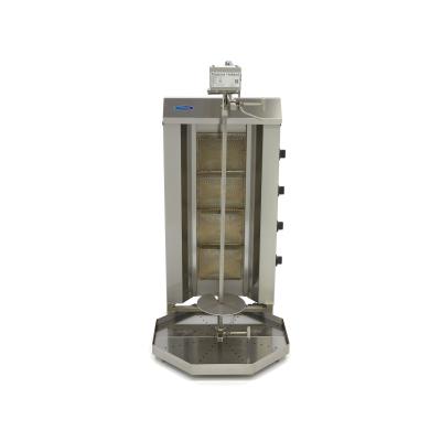 MAXIMA 09370230 | Plynový gril na kebab - 4 hořáky - 50 kg masa