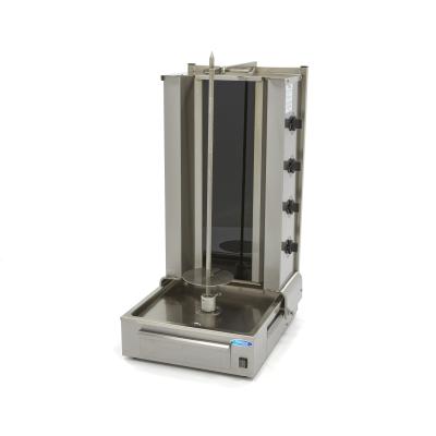 Elektrický gril na kebab - 4 hořáky - 70 kg masa | MAXIMA 09370250