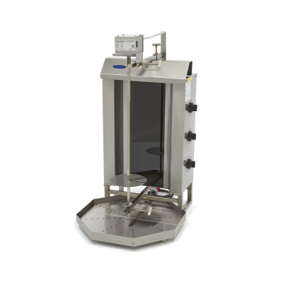 Maxima Elektrický gril na kebab - 3 hořáky - 30 kg masa |  09370265