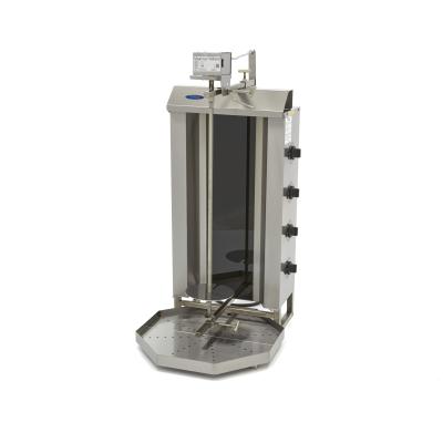 Elektrický gril na kebab - 4 hořáky - 50 kg masa | MAXIMA 09370270