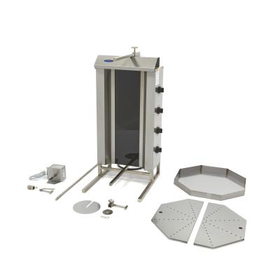 MAXIMA 09370270 | Elektrický gril na kebab - 4 hořáky - 50 kg masa
