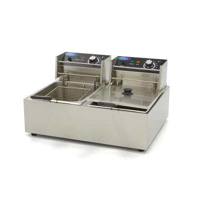 Fritéza – 2 x 6 l – 2 koše – až 2,4 kg hranolků | MAXIMA 09364951