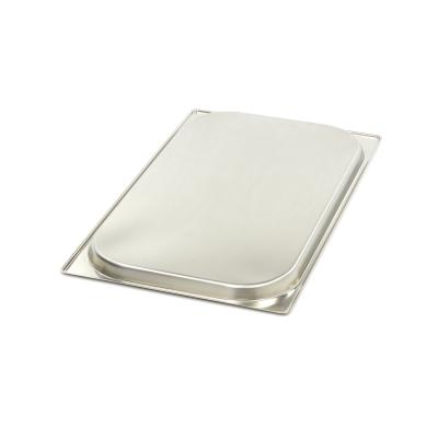 Gastroška 1/1 GN - hloubka 2 cm - 53 x 32,5 cm - nerezová ocel | MAXIMA 09367500