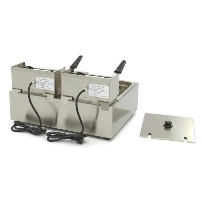 MAXIMA 09364951 | Fritéza – 2 x 6 l – 2 koše – až 2,4 kg hranolků