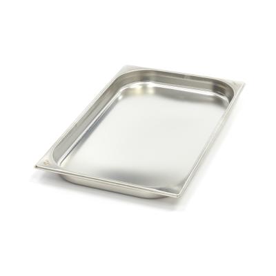 Gastroška 1/1 GN - hloubka 4 cm - 53 x 32,5 cm - nerezová ocel | MAXIMA 09367501