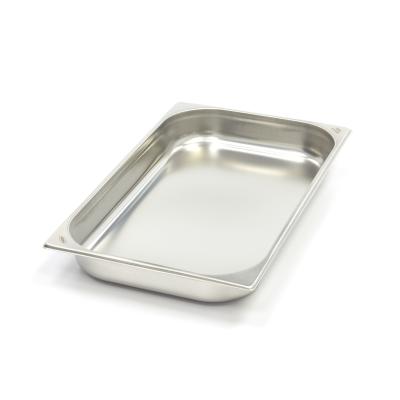 Gastroška 1/1 GN - hloubka 6,5 cm - 53 x 32,5 cm - nerezová ocel | MAXIMA 09367502