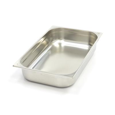 Gastroška 1/1 GN - hloubka 10 cm - 53 x 32,5 cm - nerezová ocel | MAXIMA 09367503