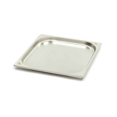 Gastroška 2/3 GN - hloubka 2 cm - 32,5 x 35,4 cm - nerezová ocel | MAXIMA 09367563