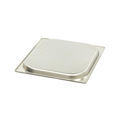 Gastroška 2/3 GN - hloubka 2 cm - 32,5 x 35,4 cm - nerezová ocel | MAXIMA 09367563