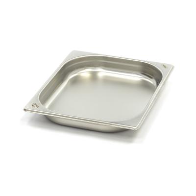 Gastroška 1/2 GN - hloubka 4 cm - 32,5 x 26,5 cm - nerezová ocel | MAXIMA 09367510