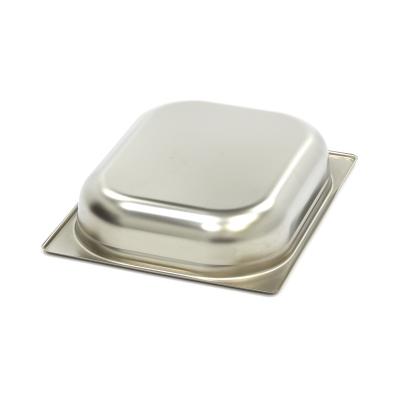 Gastroška 1/2 GN - hloubka 6,5 cm - 32,5 x 26,5 cm - nerezová ocel | MAXIMA 09367511