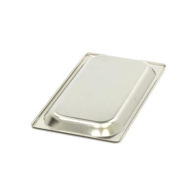 Gastroška 1/3 GN - hloubka 2 cm - 32,5 x 17,6 cm - nerezová ocel | MAXIMA 09367518