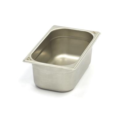 Gastroška 1/4 GN - hloubka 10 cm - 26,5 x 16,2 cm - nerezová ocel | MAXIMA 09367530