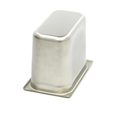 Gastroška 1/4 GN - hloubka 20 cm - 26,5 x 16,2 cm - nerezová ocel | MAXIMA 09367532