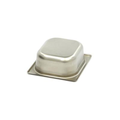 Gastroška 1/6 GN - hloubka 6,5 cm - 17,6 x 16,2 cm - nerezová ocel | MAXIMA 09367538