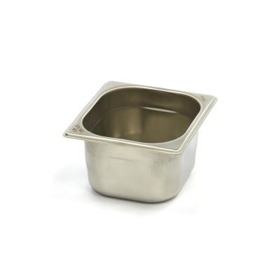 MAXIMA 09367539 | Gastronádoba 1/6 GN - hloubka 10 cm - 17,6 x 16,2 cm - nerezová ocel