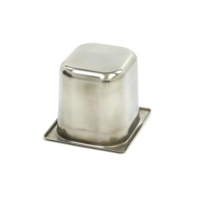 MAXIMA 09367540 | Gastronádoba 1/6 GN - hloubka 15 cm - 17,6 x 16,2 cm - nerezová ocel