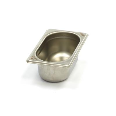 Gastroška 1/9 GN - hloubka 6,5 cm - 17,6 x 10,8 cm - nerezová ocel | MAXIMA 09367547