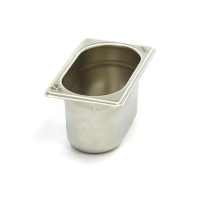 MAXIMA 09367548 | Gastronádoba 1/9 GN - hloubka 10 cm - 17,6 x 10,8 cm - nerezová ocel