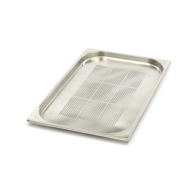 Maxima Gastroška 1/1 GN - perforovaná - hloubka 2 cm - 53 x 32,5 cm - nerezová ocel |  09367600