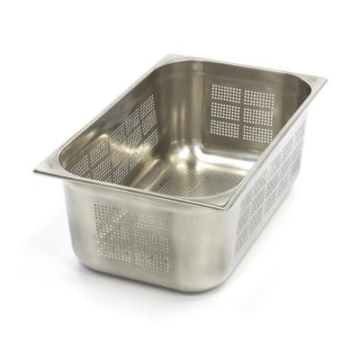 MAXIMA 09367605 | Gastronádoba 1/1 GN - perforovaná - hloubka 20 cm - 53 x 32,5 cm - nerezová ocel