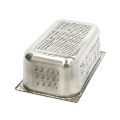 MAXIMA 09367605 | Gastronádoba 1/1 GN - perforovaná - hloubka 20 cm - 53 x 32,5 cm - nerezová ocel