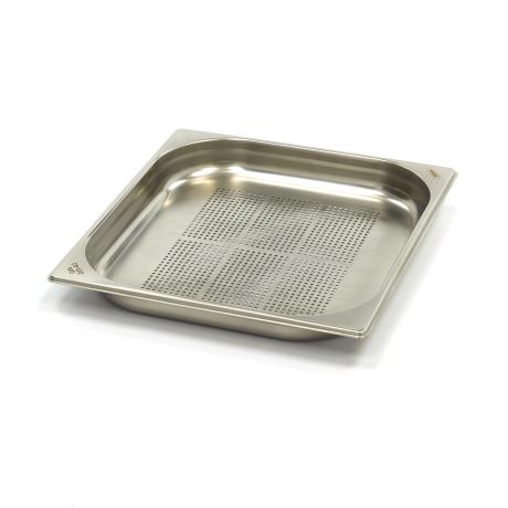 Maxima Gastroška 2/3 GN - perforovaná - hloubka 4 cm - 32,5 x 35,4 cm - nerezová ocel |  09367669