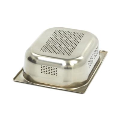 MAXIMA 09367612 | Gastronádoba 1/2 GN - perforovaná - hloubka 10 cm - 32,5 x 26,5 cm - nerezová ocel