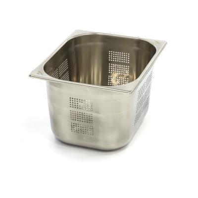 MAXIMA 09367614 | Gastronádoba 1/2 GN - perforovaná - hloubka 20 cm - 32,5 x 26,5 cm - nerezová ocel
