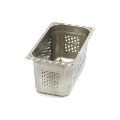 Gastroška 1/3 GN - perforovaná - hloubka 15 cm - 32,5 x 17,6 cm - nerezová ocel | MAXIMA 09367622