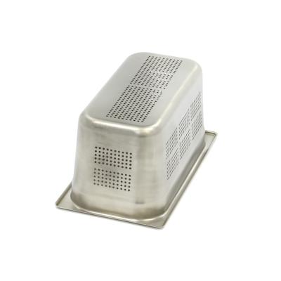 MAXIMA 09367622 | Gastronádoba 1/3 GN - perforovaná - hloubka 15 cm - 32,5 x 17,6 cm - nerezová ocel