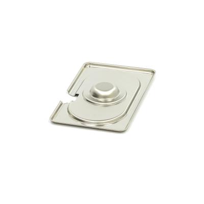 Gastroška 1/9 GN - s prohlubní - nerezová ocel | MAXIMA 09367776