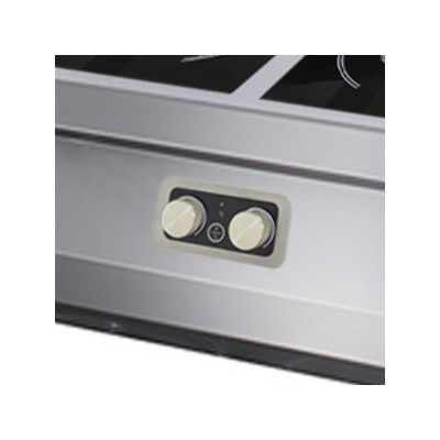 Maxima Indukční vařič pro vysoké zatížení - 2 hořáky - elektrický - dvojitá jednotka - hloubka 70 cm |  09398201