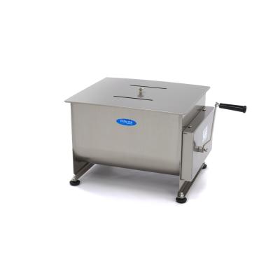 míchačka masa (klobás) 40 l - ruční - dvojitá náprava - 30 kg masa | MAXIMA 09368001