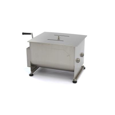 míchačka masa (klobás) 40 l - ruční - dvojitá náprava - 30 kg masa | MAXIMA 09368001
