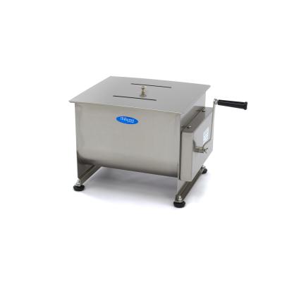 míchačka masa (klobás) 30 l - ruční - dvojitá náprava - 25 kg masa | MAXIMA 09368000
