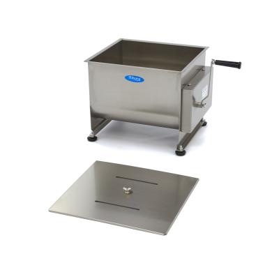 míchačka masa (klobás) 30 l - ruční - dvojitá náprava - 25 kg masa | MAXIMA 09368000