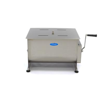 míchačka masa (klobás) 50 l - ruční - dvojitá náprava - 37,5 kg masa | MAXIMA 09368002
