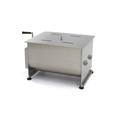 míchačka masa (klobás) 50 l - ruční - dvojitá náprava - 37,5 kg masa | MAXIMA 09368002