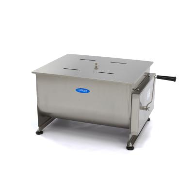 míchačka masa (klobás) 60 l - ruční - dvojitá náprava - 45 kg masa | MAXIMA 09368003