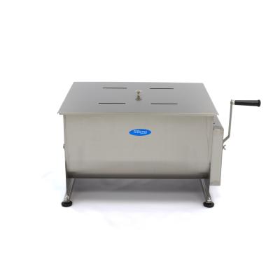 míchačka masa (klobás) 60 l - ruční - dvojitá náprava - 45 kg masa | MAXIMA 09368003