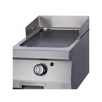Grilovací deska s drážkami Chrome - plynová - pro jednu jednotku - hloubka 70 cm | MAXIMA 09396008