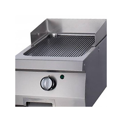 Maxima Grilovací deska s drážkami Chrome - plynová - pro jednu jednotku - hloubka 70 cm |  09396008