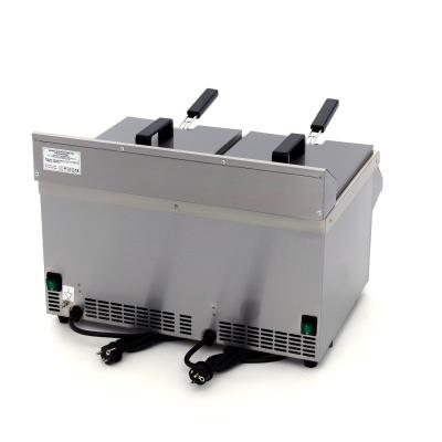 MAXIMA 09371095 | Fritéza 2 x 8 l s vypouštěcím kohoutkem - indukce - dvojitý koš