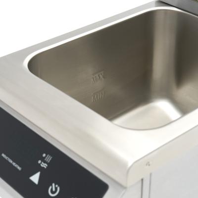 MAXIMA 09371090 | Fritéza - 8 l - 1 koš - indukční - s vypouštěcím kohoutkem